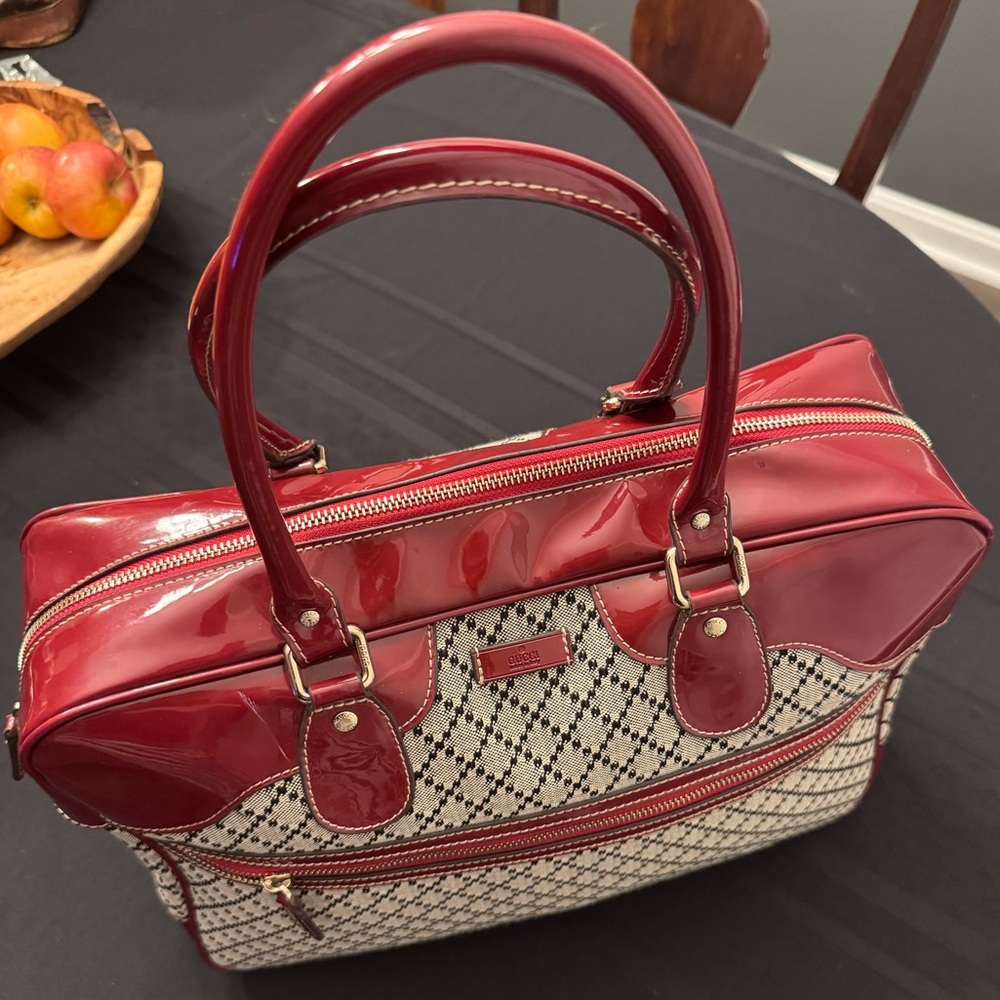 Gucci 231838 Diamante Boston Duffle Bag - Picture 3 of 13
